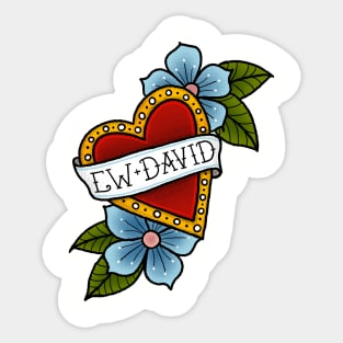 Ew David Sticker